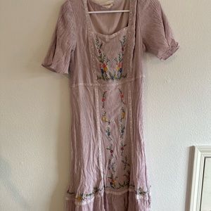 Orange creek Embroidered dress